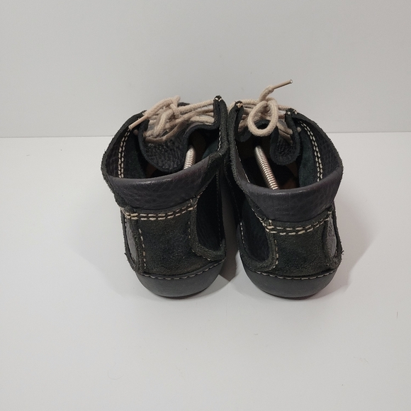 BED STU The Next Step Black Pebbled Leather Chukka Moccasin Shoes Men Size 11 - Picture 4 of 6